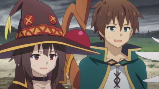 Com quem Kazuma acaba em Konosuba?