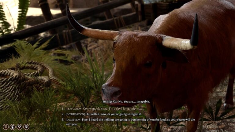 What is the mysterious Strange Ox in Druid Grove? – Baldur's Gate 3