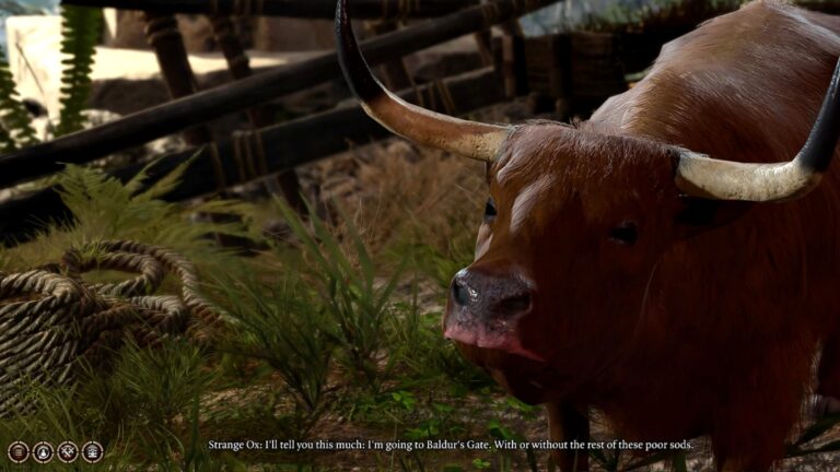What is the mysterious Strange Ox in Druid Grove? – Baldur's Gate 3