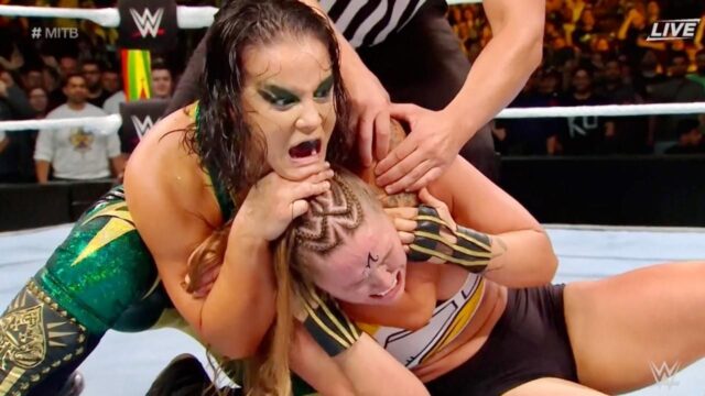 Shayna Baszler besiegt Rhonda Rousey mit ikonischem Move beim SummerSlam 2023