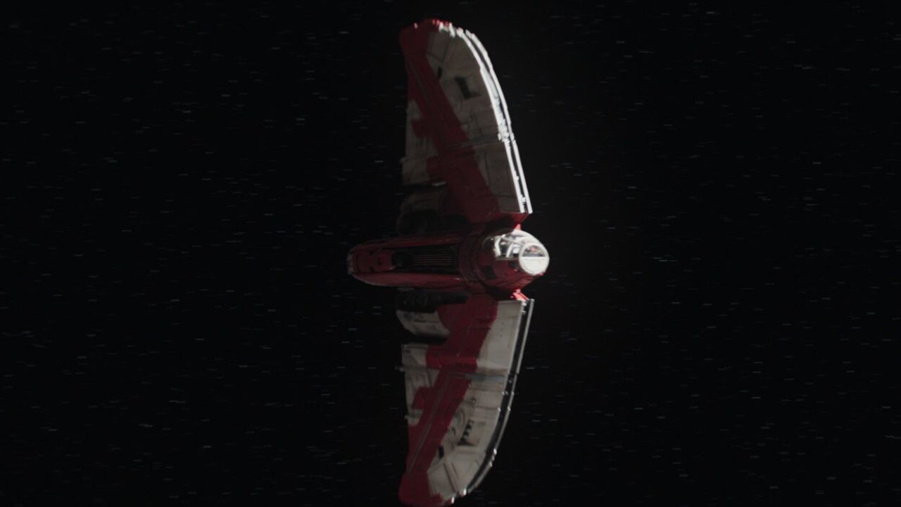 Cómo ILM recreó el transbordador Jedi T-6 de la portada de The Clone Wars para Ahsoka
