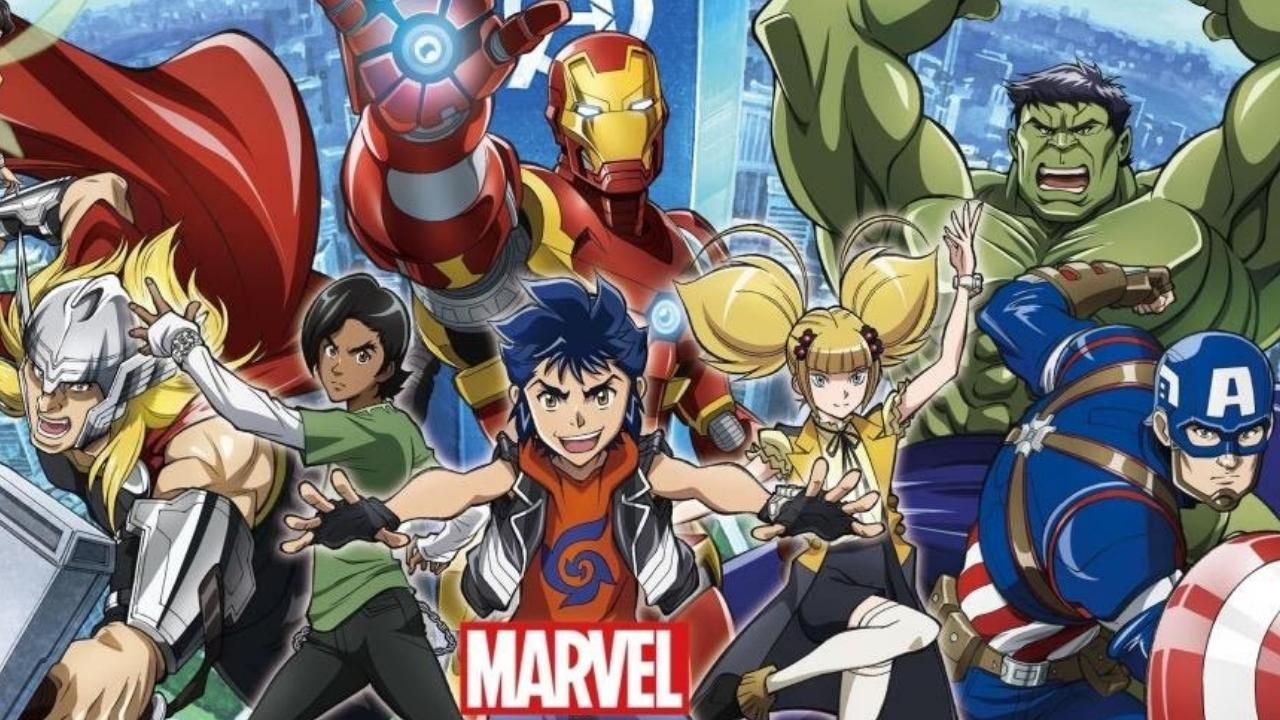 Streaming de anime “Futuros Vingadores” da Marvel na capa do YouTube