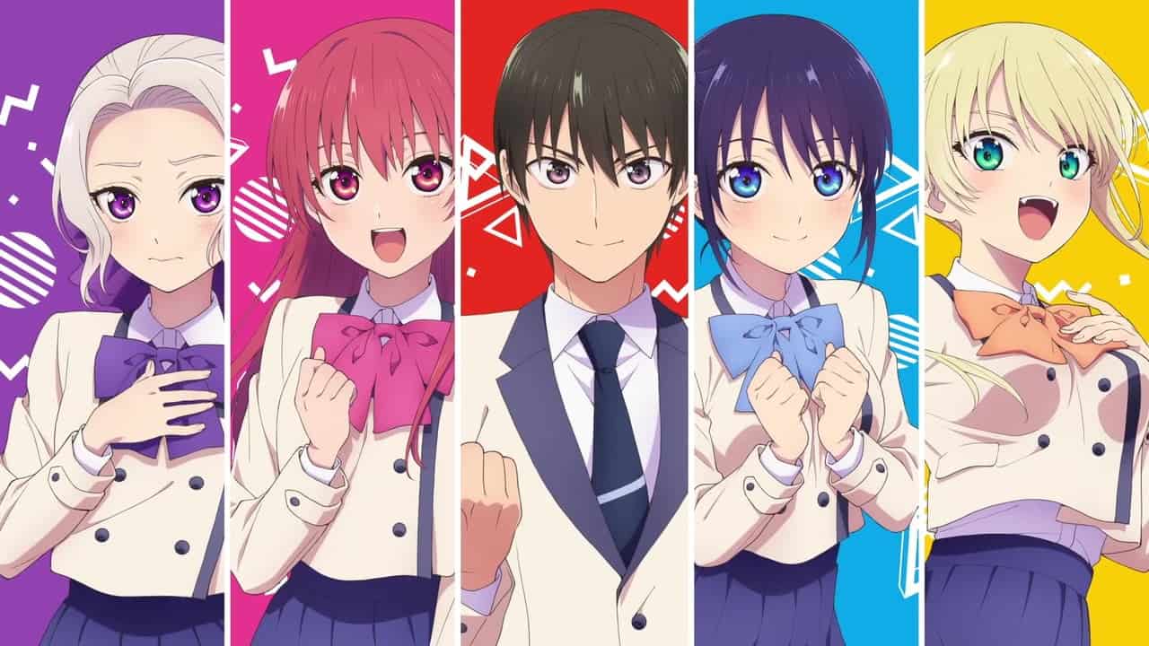 Nova temporada do anime Rom-Com ‘Girlfriend, Girlfriend’ estreia na capa de outubro