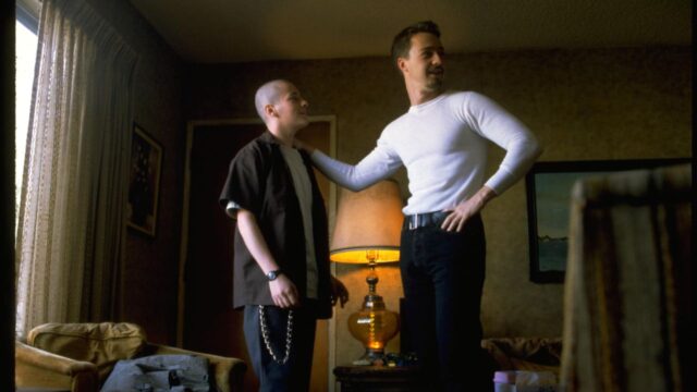 What happens at the end of American History X?