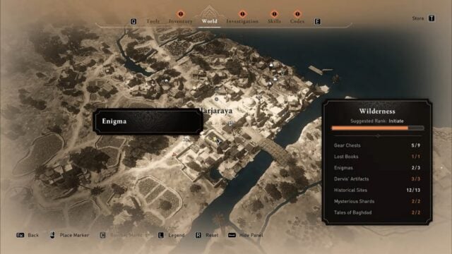 Where to find all Enigma in AC Mirage? Solution Guide