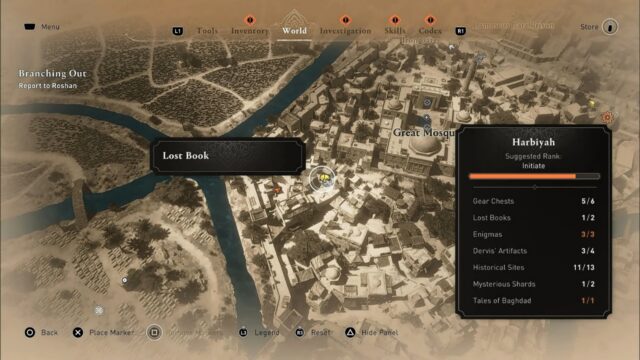 Encontrar todos los libros perdidos – Guía de ubicación de Assassin's Creed Mirage