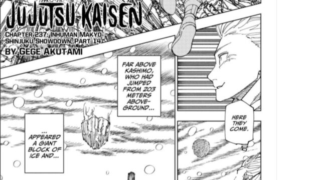 Jujutsu Kaisen Chapter 238: Release Date, Speculation, Read Online