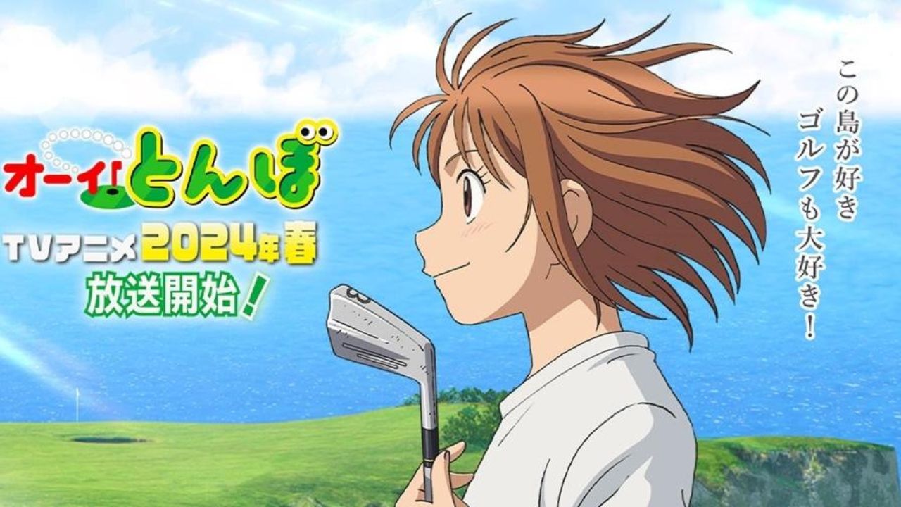 Novo vídeo teaser do anime de golfe 'Oi! Tonbo' revela capa de estreia de 2024