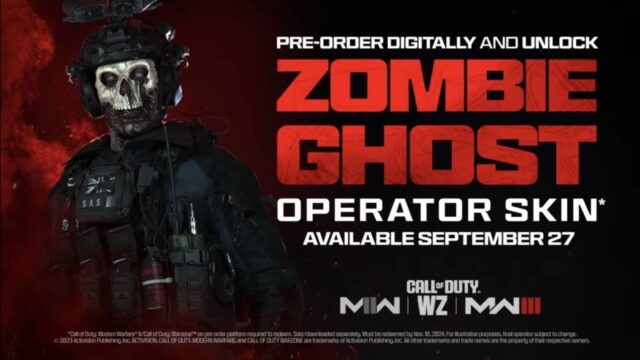 Call of Duty: Modern Warfare III Zombie Ghost skin has fans speculating