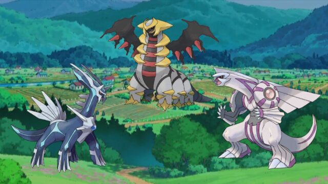 Trio de Criação de Dialga Pakia Giratina