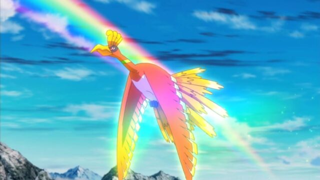 Anime Pokemon Ho-oh