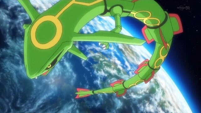 Anime Pokemon Mega Rayquaza