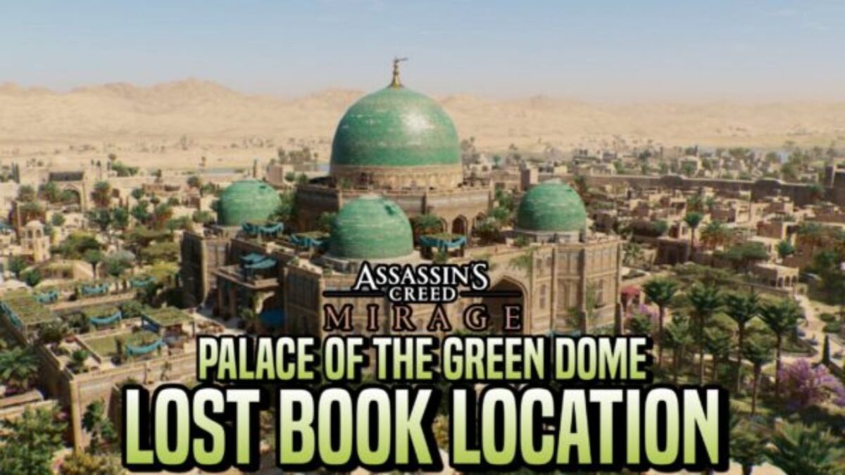 Fundort des verlorenen Buches im Palast der Grünen Kuppel – Assassin's Creed Mirage