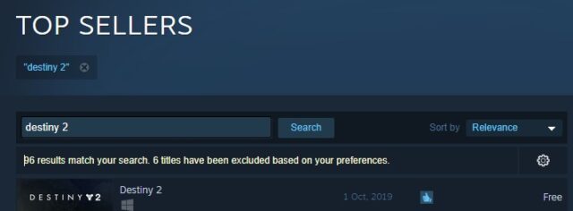Destiny 2 shows up on Steam’s 2023 Platinum list despite difficulties