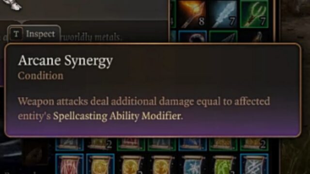 What does the Arcane Synergy do in Baldur's Gate 3? 
