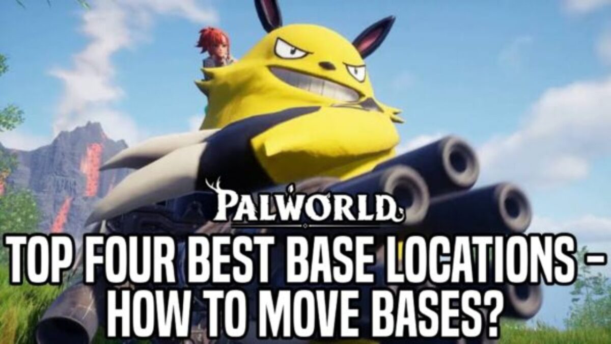As quatro melhores localizações de base em Palworld - Como mover bases?