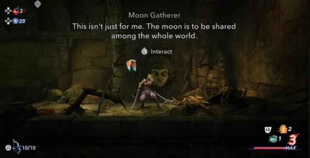 Como consertar o bug do Moon Gatherer? PoP: a última coroa