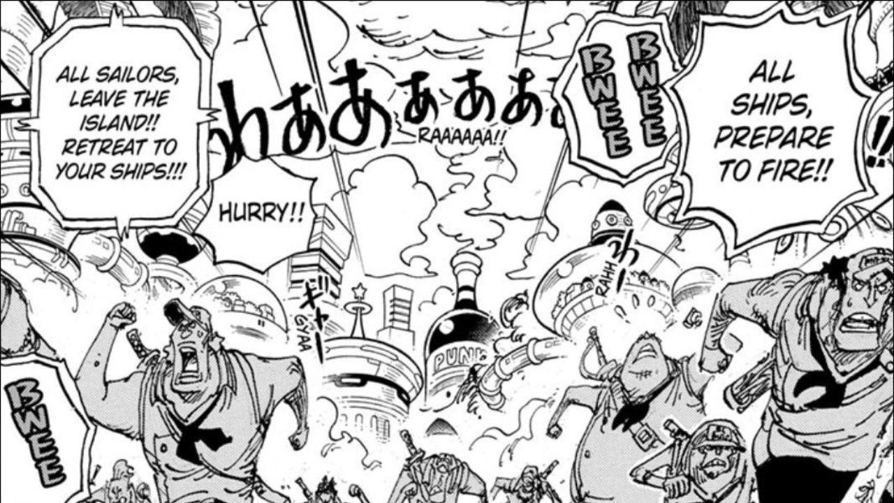One Piece Ch 1106 Raw Scans, Spoilers: The Elbaf Giants Have Entered the Chat cover