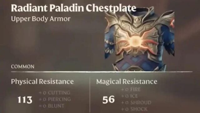 Enshrouded で Radiant Paladin Armor Set を入手するにはどうすればよいですか?