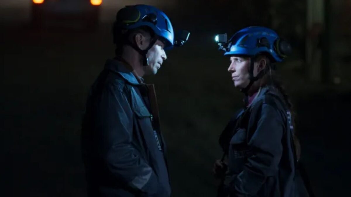 What happens at the end of the Swedish film The Abyss?