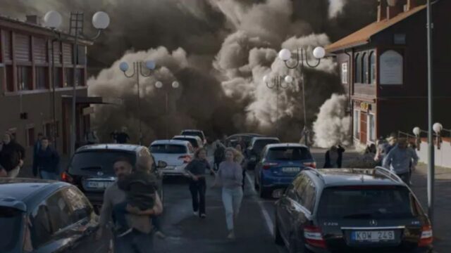 What happens at the end of the Swedish film The Abyss?