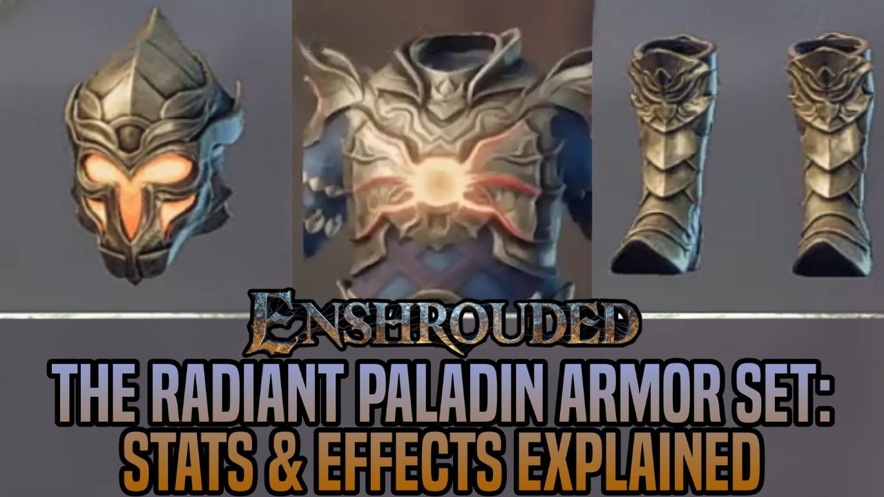 Radiant Paladin Armor Set: 統計と効果の説明 - 覆われたカバー