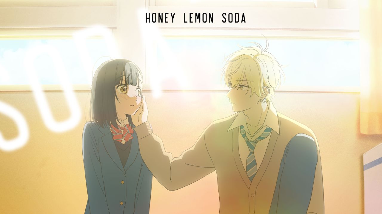 Experimente o sabor do amor com a refrescante capa do anime 'Honey Lemon Soda'