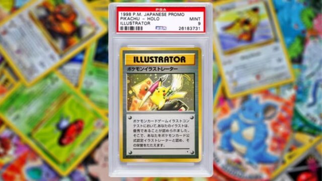 Pikachu-Holo Illustrator Pokemon Card 