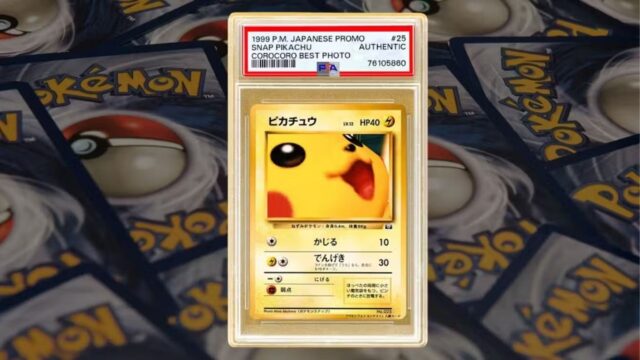 Snap Pikachu Pokemon Card