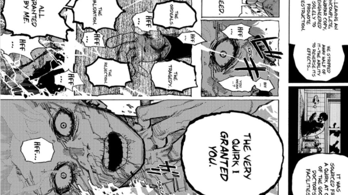 My Hero Academia Ch 419 Reveals AFO Gave Shigaraki Decay