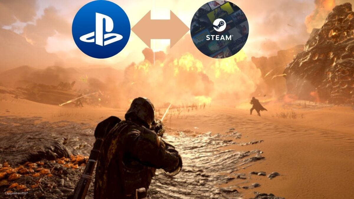 Helldivers 2용 PlayStation과 Steam 계정 연결