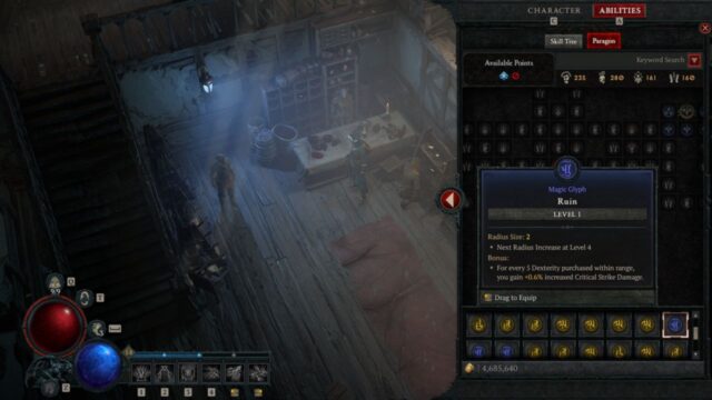 How to Upgrade Glyphs on the Paragon Board in Diablo 4