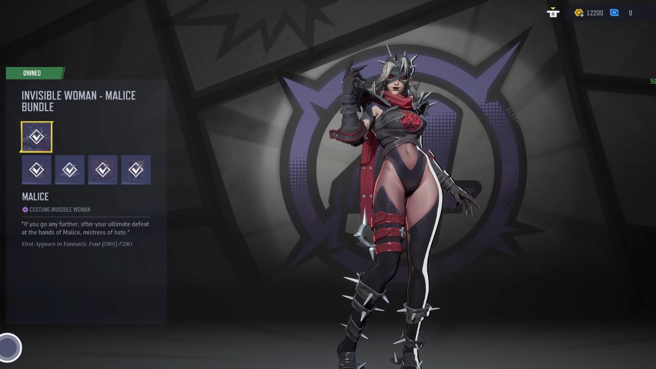 ¿Cómo conseguir el skin Malice de Sue Storm en Marvel Rivals?