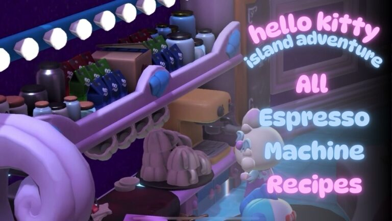 Hello Kitty Island Adventure: Unlocking the Espresso Machine