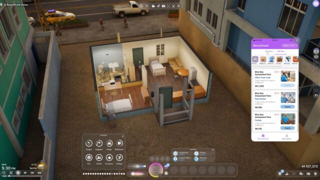 Applying for Job in InZOI