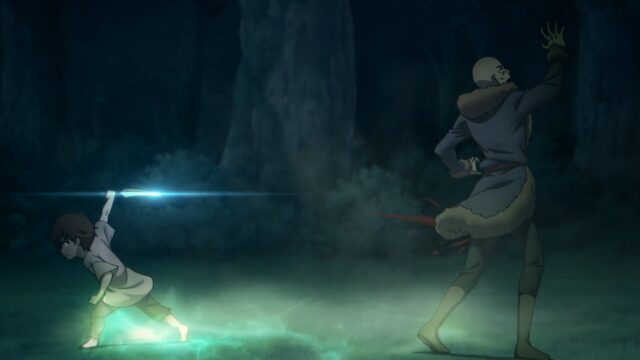 Arthur fights the slavers