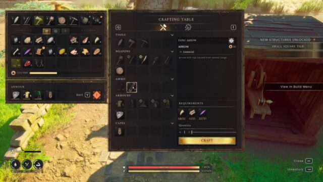 How to craft fang arrows in RuneScape Dragonwilds