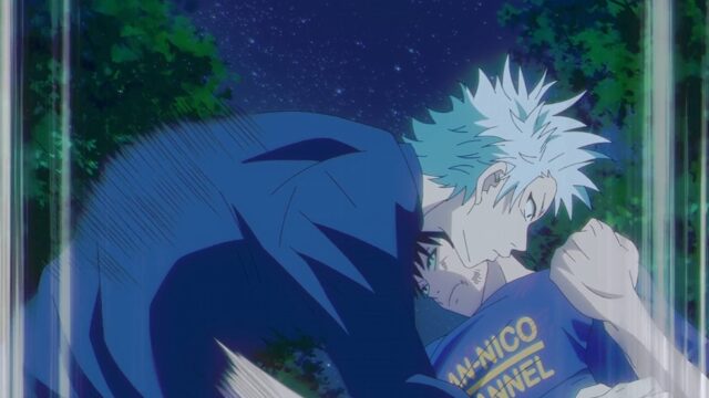 Morihito fights the wolf