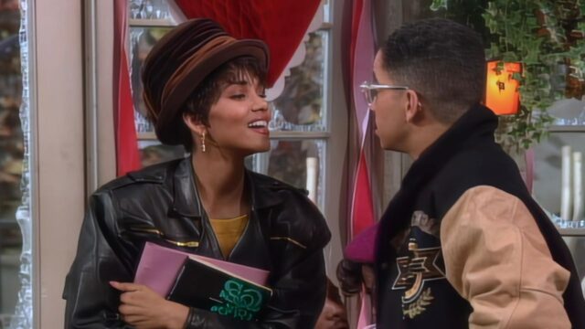 Halle Berry and Darryl M. Bell in A Different World