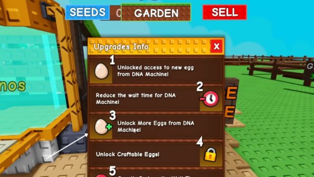 Eggs Upgrades