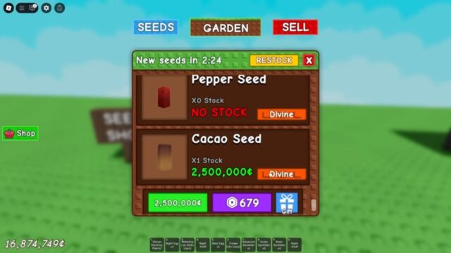 How to Get Cacao Seeds in Grow a Garden Roblox