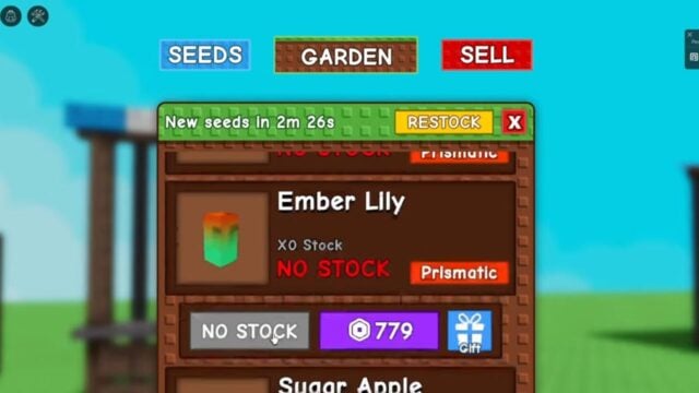 How to Get Ember Lily in Grow a Garden Roblox