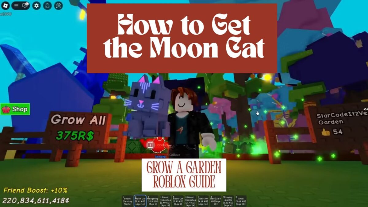 How to Get the Moon Cat in Grow a Garden - Roblox Guide