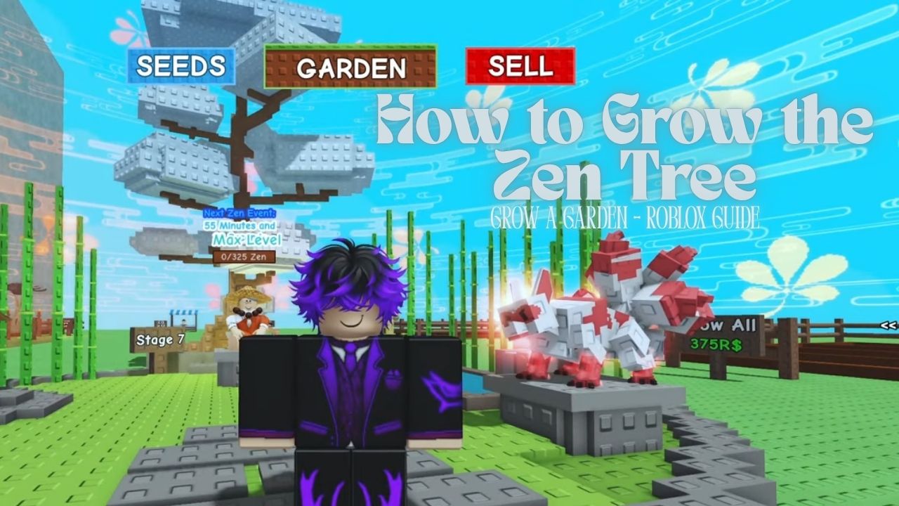 How to Grow the Zen Tree in Grow a Garden – Roblox Guide cover