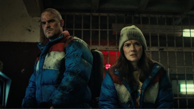 Winona Ryder and David Harbour in Stranger Things